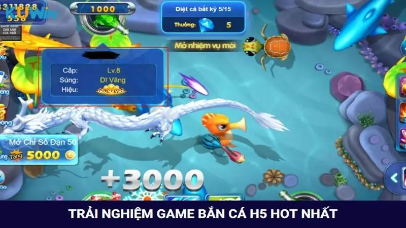 Trải nghiệm tựa game Bắn cá H5 hot nhất hiện nay